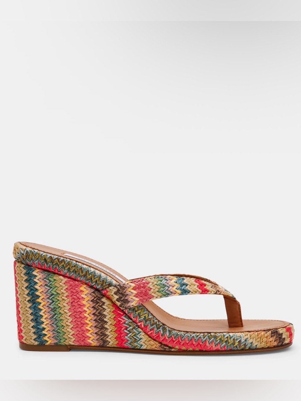 Steve Madden Playing Bright Multi Color Wedge Sandal